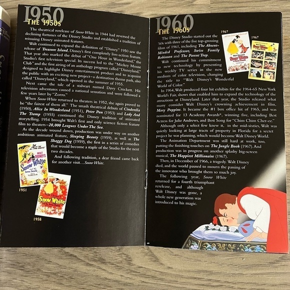 Disney Snow White Vintage VHS Platinum Excellent - Picture 4 of 7